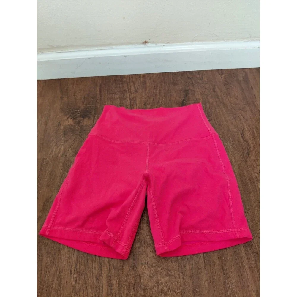 Lululemon Align High Rise Short Double Lined Nulu Size 4 Lipgloss LIPG